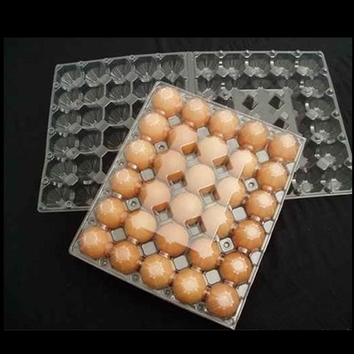 للطي 0.4 مم 30 خلية بلاستيكية التعبئة والتغليف نفطة غير سامة البوليمر البيض حامل صينية