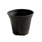 وعاء زهور بلاستيك أسود قابل للتخصيص في الهواء الطلق وعاء جالون عالي الجودة
