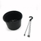 high quality plastic hanging hook hanging flower pot on wall in room in favorable price