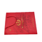 صندوق هدايا أحمر فاخر كيس ورق جامد تغليف شعار مخصص لشوكولاتة الشاي