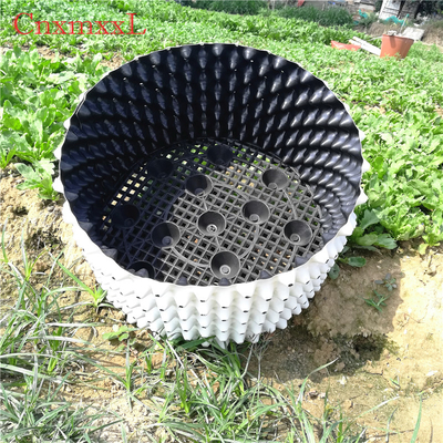 نمو الجذر الأبيض 0.9 مم HDPE البلاستيك الأواني الهواء الدفيئة الهواء تشذيب دلاء