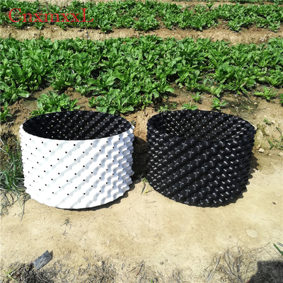 نمو الجذر الأبيض 0.9 مم HDPE البلاستيك الأواني الهواء الدفيئة الهواء تشذيب دلاء