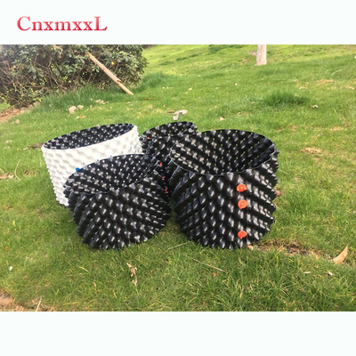 99L White Outdoor Tree Nursery Black Plastic . 99 لتر أبيض في الهواء الطلق حضانة شجرة أواني بلاستيكية سوداء