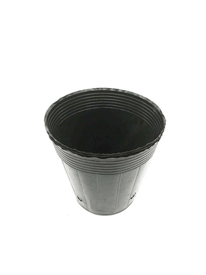 حجم مخصص أسود PVC PS بلاستيكي ناعم زهرة وعاء التغذية للزراعة