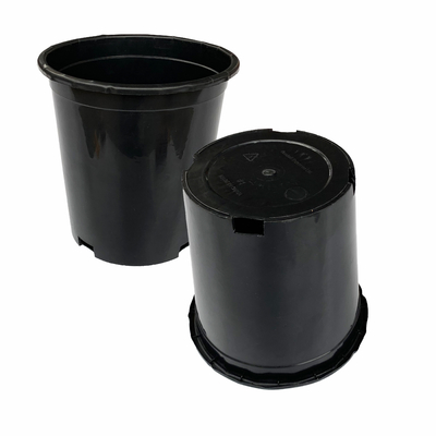 متينة كبيرة 165mm قطر وعاءات زهور بلاستيكية صلبة 17cm ارتفاع