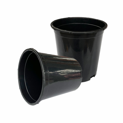 متينة كبيرة 165mm قطر وعاءات زهور بلاستيكية صلبة 17cm ارتفاع