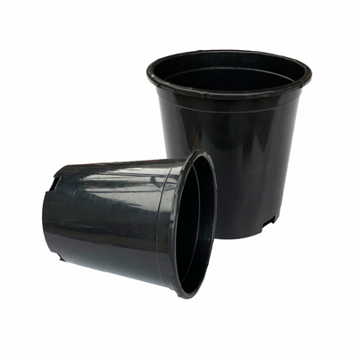 متينة كبيرة 165mm قطر وعاءات زهور بلاستيكية صلبة 17cm ارتفاع