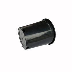 متينة كبيرة 165mm قطر وعاءات زهور بلاستيكية صلبة 17cm ارتفاع