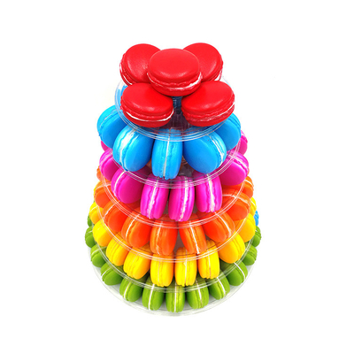 البلاستيك 6 مستويات المكرون عرض رف 3-5mm سمك