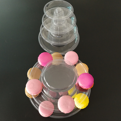 البلاستيك 6 مستويات المكرون عرض رف 3-5mm سمك