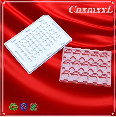 علبة ESD سوداء مضادة للحرارة للقطع الإلكترونية PCB