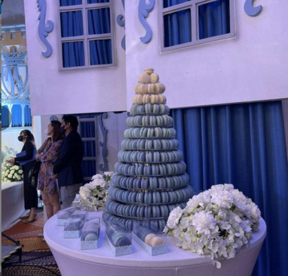برج المكرون عرض 6 طوابق 10 طوابق 13 طوابق 9 طوابق مربع 10 طوابق رف عرض المكرون