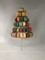 تكويم البلاستيك معكرون التعبئة والتغليف شجرة عيد الميلاد 6 طبقات معكرون حامل