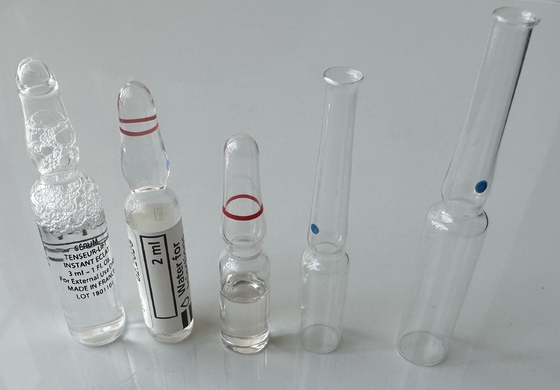 1ml 2ml 3mL Ampoule الحقن الزجاجة الملصق الذاتي الملصق PET Ampoule Tray مجموعة كاملة من تخصيص