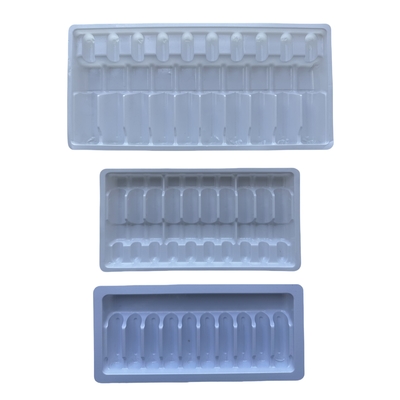 1ml 2ml 3mL Ampoule الحقن الزجاجة الملصق الذاتي الملصق PET Ampoule Tray مجموعة كاملة من تخصيص