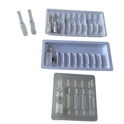 حزمة حزمة حقن المياه 1ml 2ml 3ml زجاجة زجاجية علبة العبوة تخصيص الملصق