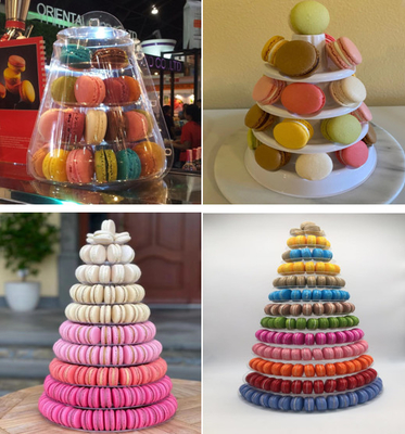 طابع الساخن المكرونة الصندوق الشفاف القمة والأسفل الغطاء المكرونة عرض رف 12pcs