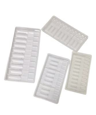 دواء بطاقة PET عبوة سعة حقن الماء 1ml ~ 10ml عبوة سلة تخصيص