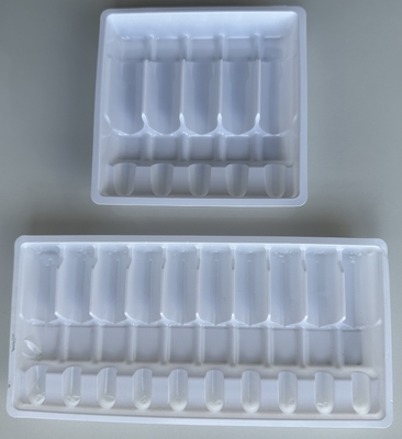 صناعة الأدوية بطاقة PET تعديل علبة العبوة 1ml 2ml 5ml 10m علبة العبوة حقن المياه بطاقة PET الفراغ التشكيل علبة تعديل