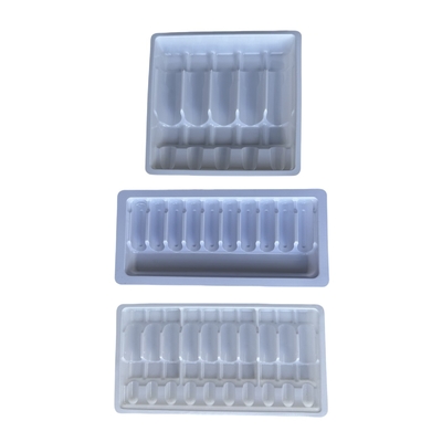 صناعة الأدوية بطاقة PET تعديل علبة العبوة 1ml 2ml 5ml 10m علبة العبوة حقن المياه بطاقة PET الفراغ التشكيل علبة تعديل