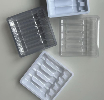 علبة البلاستيك PVC PET الشفافة للبثور حاوية السائل الفموي المستخدمة مرة واحدة