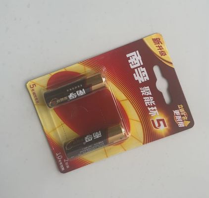 تغليف نفطة بلاستيكية شفافة متينة بحجم مخصص لتعبئة البطاريات وكرات الجولف