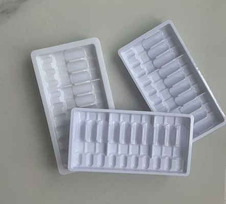 Custom 2ml Ampoule Tray - Cardboard Medicine Packaging 14.3x7.3cm
