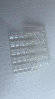 25 صندوقاً بلاستيكياً للمكسرات - PET ذات الجودة الغذائية، سمك 0.55 ملم، صندوقاً للتعبئة المكررة للمكسرات