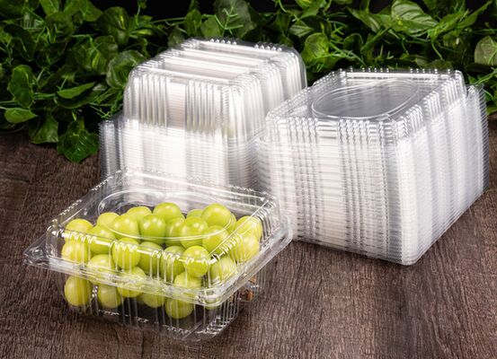 Customized Design Recyclable PET Heat Sealing Fruit Packaging Box and Tomato Plastic Blister Packaging