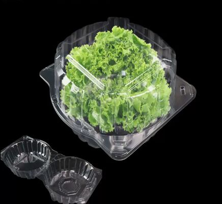 Customizable Recyclable PET Box for Fresh Vegetables and Fruits with Thermoforming Transparent Packaging