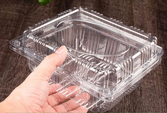 Customizable Design Recyclable PET Heat Sealing Fruit Packaging Box for Cherry Grape Strawberry Tomato Blueberry