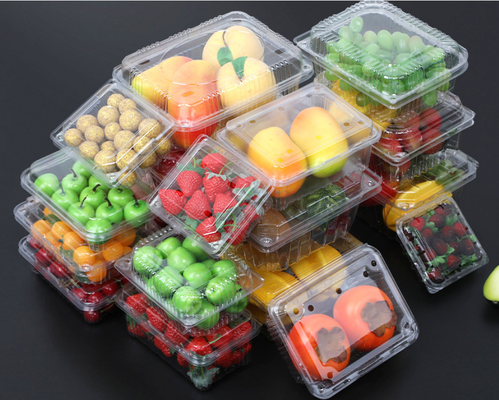 Customized Design Recyclable PET Heat Sealing Fruit Packaging Box Plastic Blister Packaging