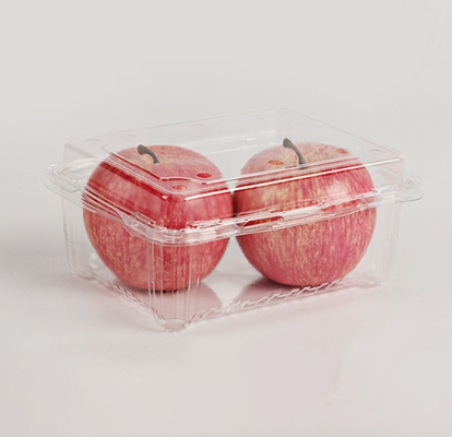 Wholesale disposable fruit box with transparent cover and thick plastic blister packaging for takeout packing of fruit cutting boxes, custom-made