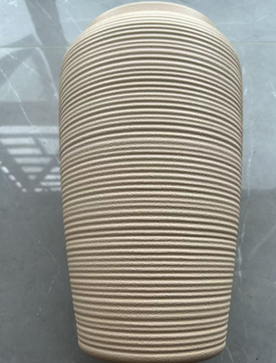 PE Coated Plastic Flower Pot with Multiple Sizes and Embossing Design for Indoor and Outdoor Use