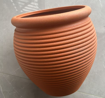 وعاء زهور البورسلين الأبيض متعدد الأوراق من HDPE للنباتات الداخلية والخارجية