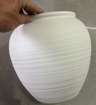 وعاء زهور HDPE مغلف بالPE مع العديد من الأحجام وخيارات ثقوب الصرف الصحي للاستخدام الداخلي والخارجي