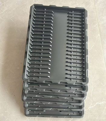 Wholesale Black PS 30-grid 60*41*15 Anti-static Blister Tray for PCB Circuit Boards Packaging