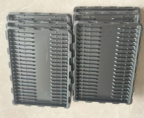 Wholesale Black PS 30-grid 60*41*15 Anti-static Blister Tray for PCB Circuit Boards Packaging