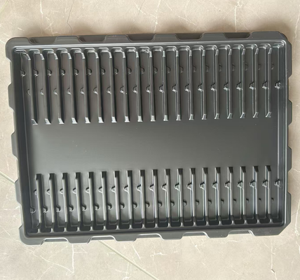 Wholesale Black PS 30-grid 60*41*15 Anti-static Blister Tray for PCB Circuit Boards Packaging