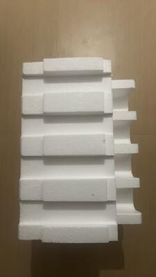 تغليف إسفنج EPS كبير الحجم وممتص للصدمات وقابل للتخصيص لحماية المنتجات الهشة أثناء النقل وصديق للبيئة