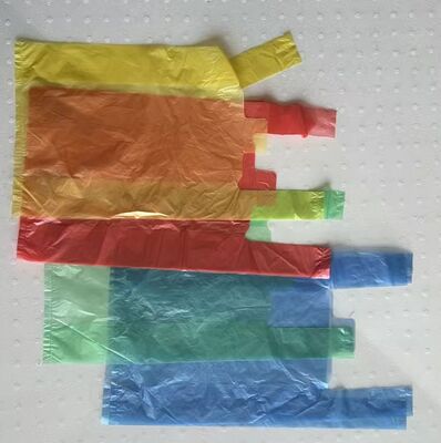 حقيبة تسوق HDPE قابلة لإعادة التدوير مخصصة بمقاومة عالية للآثار للاستخدام في السوبر ماركت